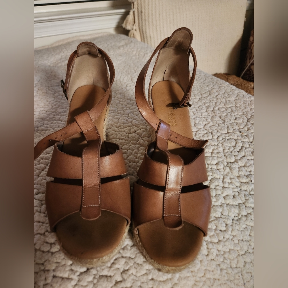 Paseart Espadrille Wedge Sandals 8